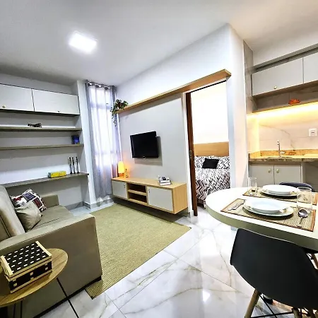 C09 - Apartamento Novo, Moderno, Sgcv Park Studios Brasilia Exterior photo